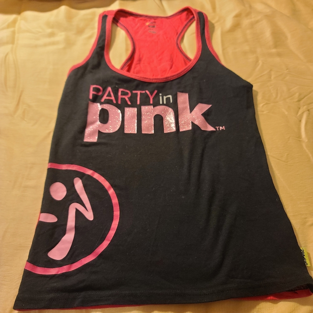 Zumba Party in pink top